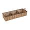 Hello Honey® 23" Natural Rattan Hand-Woven Sectioned Basket
